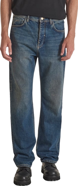 Antony Morato JEANS BRAD FLARED STRAIGHT FIT IN RIGID BLUE DENIM
