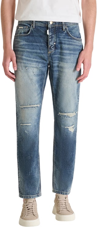 Antony Morato JEANS JIMI SLIM CROPPED FIT IN RIGID DEEP SKY DENIM