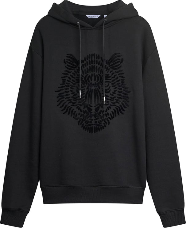 Antony Morato HOODIE BOXY NEUTER FABRIC WITH TIGER PRINT