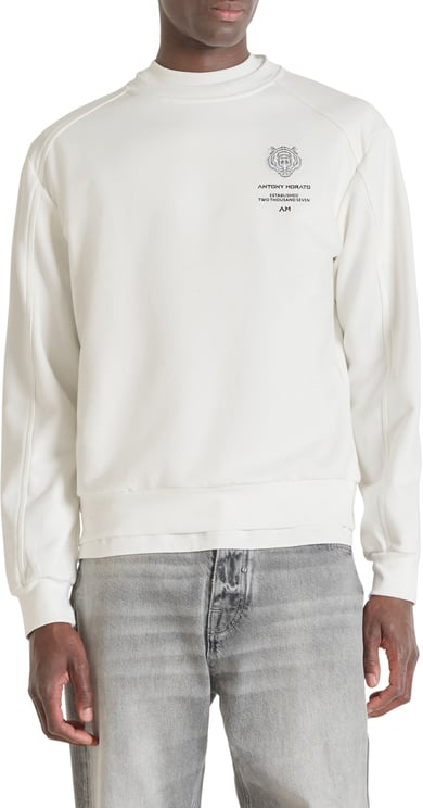 Antony Morato SWEATSHIRT RELAXED FIT WITH LOGOED WOVEN PATCH