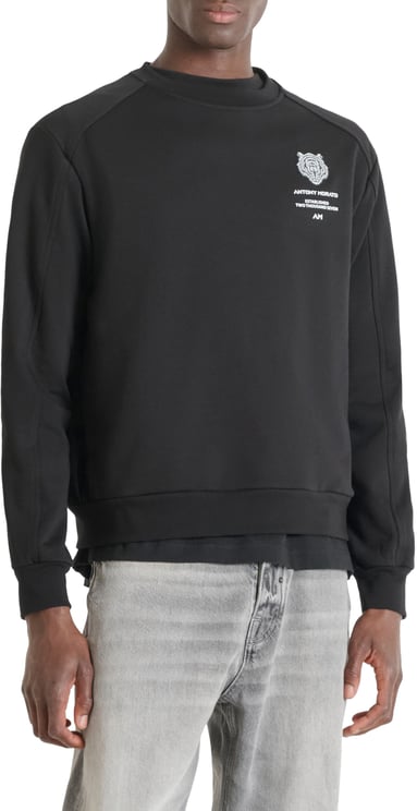 Antony Morato SWEATSHIRT RELAXED FIT WITH LOGOED WOVEN PATCH