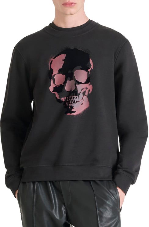 Antony Morato SWEATSHIRT REGULAR FIT WITH FLOCK PRINT