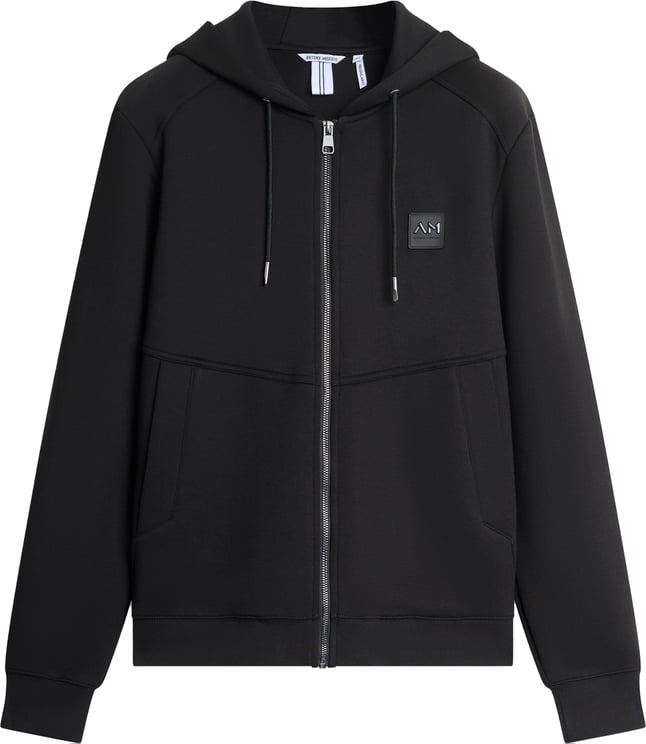 Antony Morato HOODIE REGULAR FIT  WITH LOGOED METAL BADGE ON RUBBER PATCH