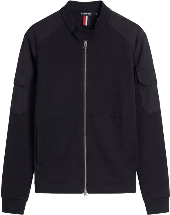 Antony Morato BOMBER SLIM FIT IN BLEND COTTON FABRIC WITH KOREAN COLLAR AND TWO METAL LAYERS PLATE ON SLEEVE