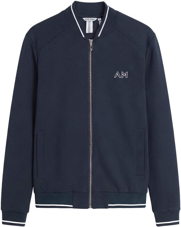 Antony Morato FLEECE REGULAR FIT  IN INTERLOCK COTTON BLEND WITH BIVOLOR LAYERS PRINT ON BACK SHOULDER AND HEART