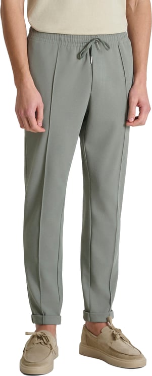 Antony Morato FLEECE TROUSERS CODY REGULAR FIT IN STRETCH TWILL  WITH LOGOED  BADGE