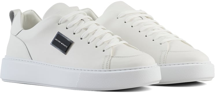 Antony Morato SNEAKER DIXON IN COATED LEATHER.3D LOGO PLATE.LIGHT EVA SOLE