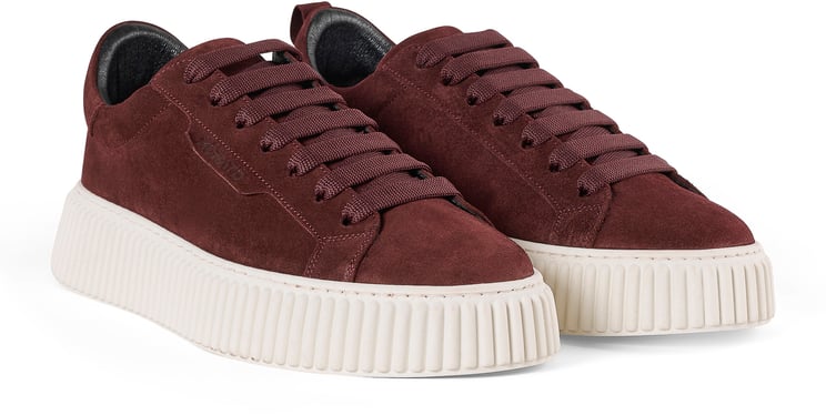 Antony Morato SNEAKER HOPPER IN SUEDE.PLATFORM SOLE WITH 3D CORDON MOTIF