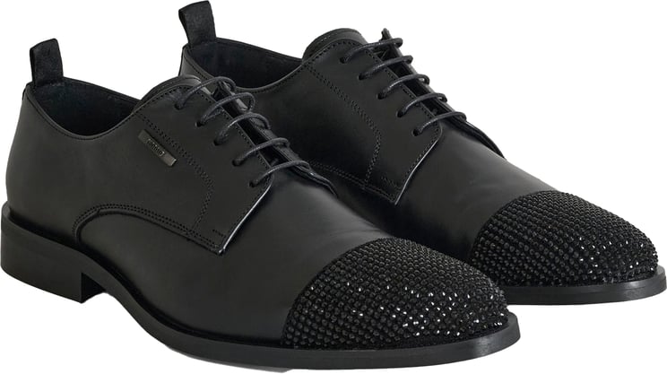 Antony Morato CLASSIC DERBY HURRELL IN CALF LEATHER AND SPARKLING ACCENTS.3D LOGO PLATE