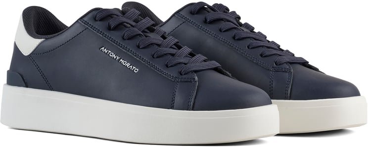 Antony Morato SNEAKER TRAVIS IN FAUX LEATHER.LOGO ACCENTS ON UPPER.FLAT CUPSOLE