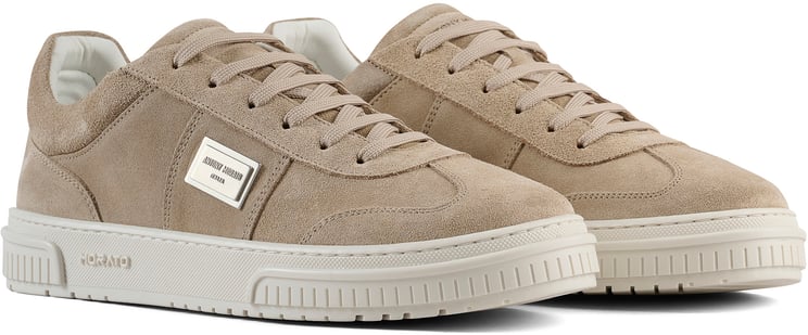 Antony Morato SNEAKER METAL HOLER IN SUEDE.3D LOGO ON METAL PLATE.TEXTURED AND RUFFLE RELIEF SOLE