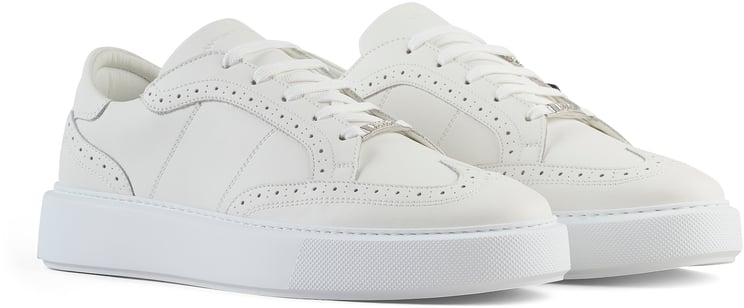 Antony Morato SNEAKER POWELL IN COATED LEATHER.BROGUE DETAILS.METAL LOOP DETACHABLE.LIGHT EVA SOLE