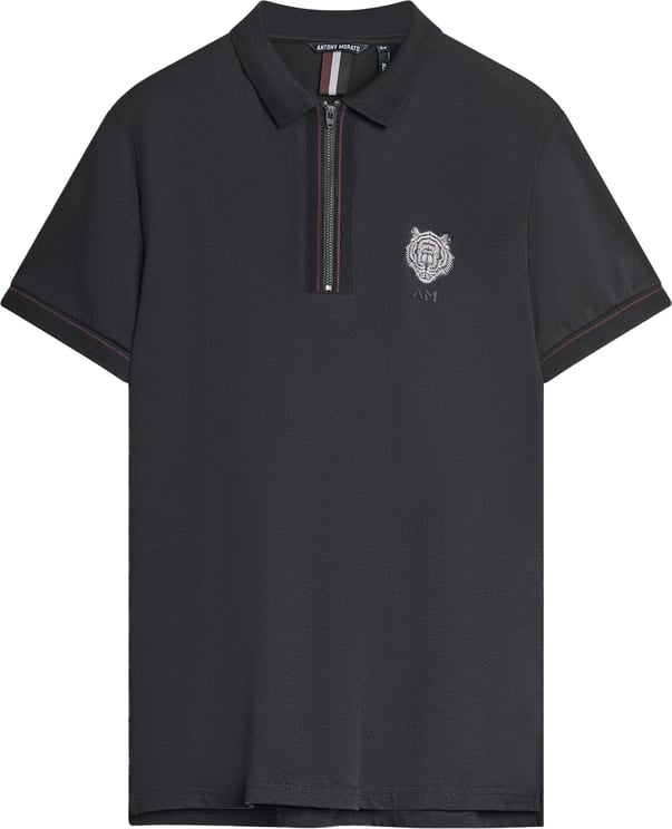 Antony Morato T-SHIRT SLIM FIT IN JERSEY COTTON FABRIC WITH RUBBER INJECTION PRINT PATCH EFFECT