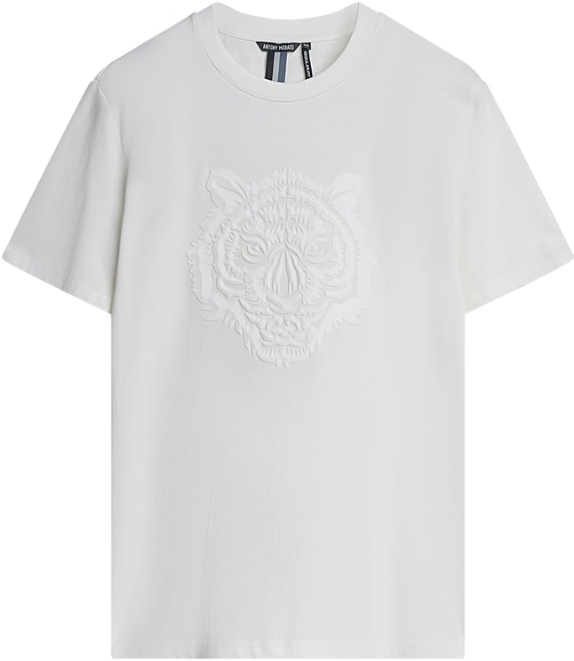 Antony Morato T-SHIRT REGULAR FIT WITH PRISM SHAPE RUBBER TIGER PRINT