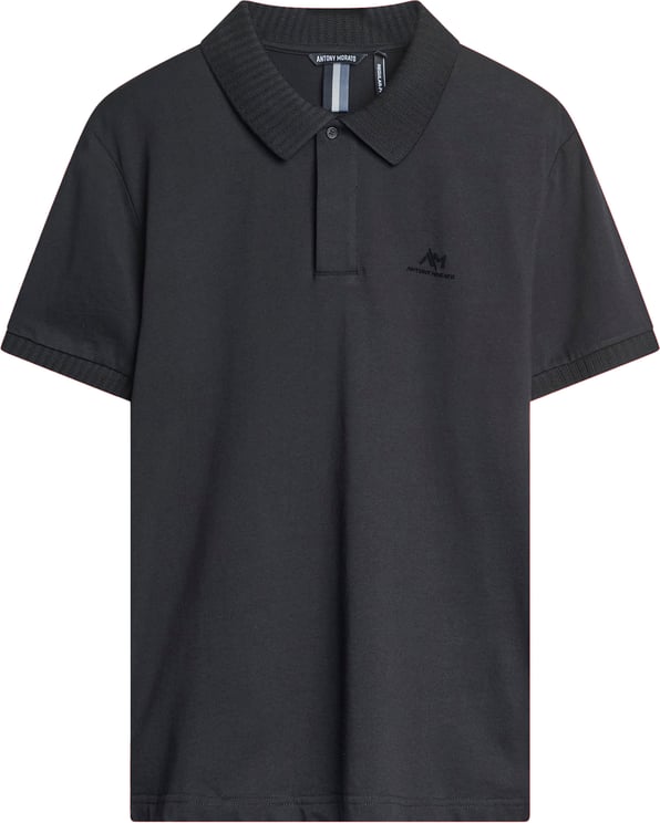 Antony Morato POLO REGULAR FIT WITH RUBBER FLOCK LOGO PRINT