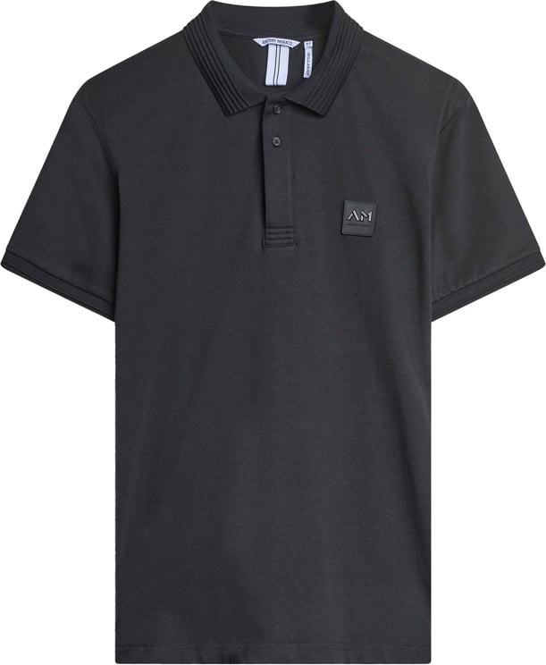 Antony Morato POLO REGULAR FIT WITH LOGOED METAL BADGE ON RUBBER PATCH