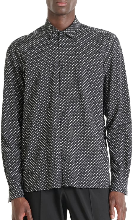 Antony Morato SHIRT BARCELONA REGULAR  STRAIGHT FIT WITH LOGOED BADGE