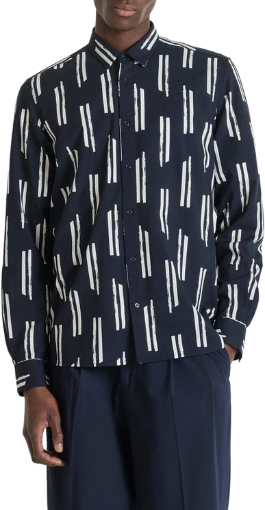 Antony Morato SHIRT BARCELONA REGULAR  STRAIGHT FIT IN  WITH LOGOED  BADGE
