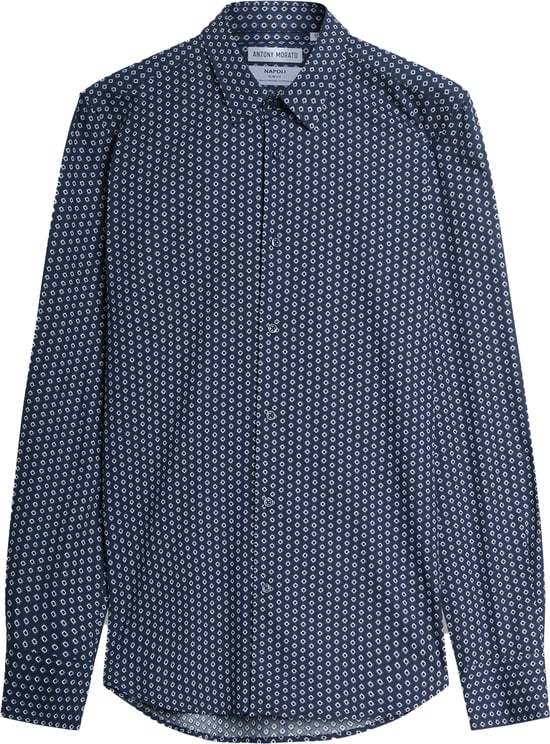 Antony Morato SHIRT NAPOLI SLIM FIT IN SOFT TOUCH PRINTED COTTON VISCOSE BLEND FABRIC