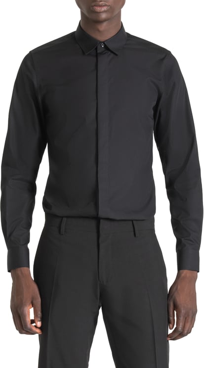 Antony Morato "LONDON" SLIM-FIT SHIRT  WITH CONCEALED BUTTONS