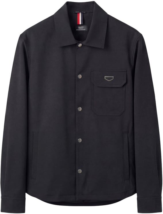 Antony Morato SHIRT LONG SLEEVES TIRANA REGULAR FIT IN COMPOUNDE STRETCH  WITH PLAQUETTE