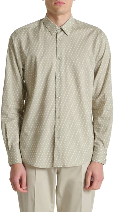 Antony Morato SHIRT NAPOLI REGULAR FITIN  WITH LOGOED  BADGE