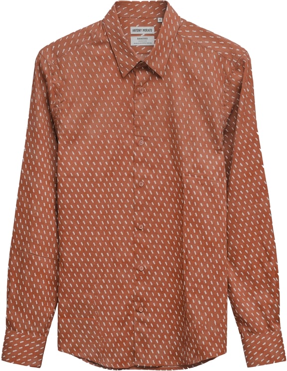 Antony Morato SHIRT NAPOLI REGULAR FITIN  WITH LOGOED  BADGE