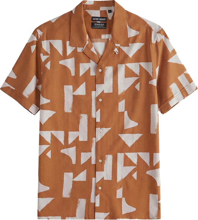 Antony Morato SHIRT HONOLULU REGULAR STRAIGHT FIT IN  WITH LOGOED  BADGE