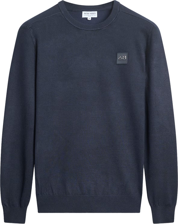 Antony Morato SWEATER SLIM FIT WITH LOGO PATCH