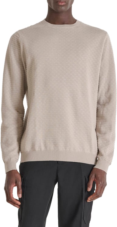 Antony Morato SWEATER REGULAR FIT IN COTTON YARN GEOMETRIC JACQUARD MOTIF