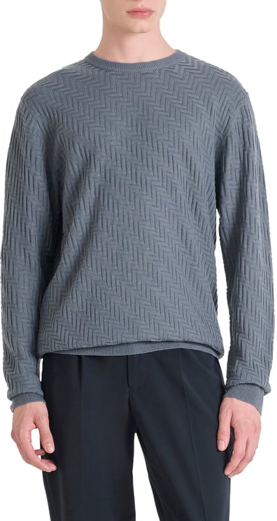 Antony Morato SWEATER REGULAR FIT GEOMETRIC JACQUARD MOTIF