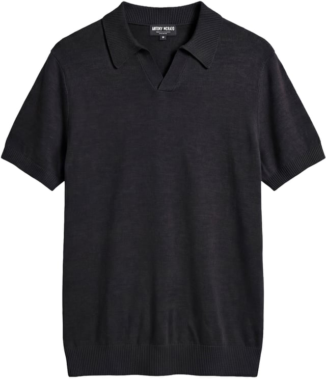 Antony Morato SWEATER POLO WITHOUT BUTTON SHORT SLEEVES SLIM FIT SUPER SOFT YARN