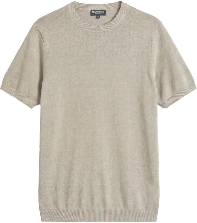 Antony Morato SWEATER ROUND COLLAR SHORT SLEEVES RELAXED FIT SOFT YARN