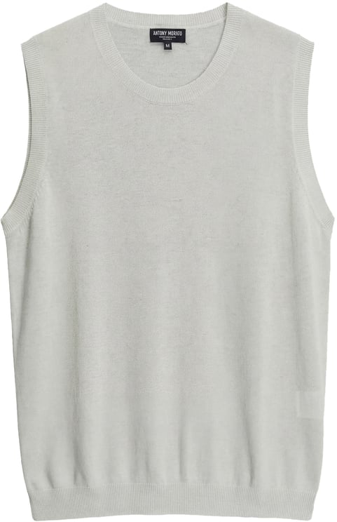 Antony Morato SWEATER SLEEVELESS RELAXED FIT SOFT YARN