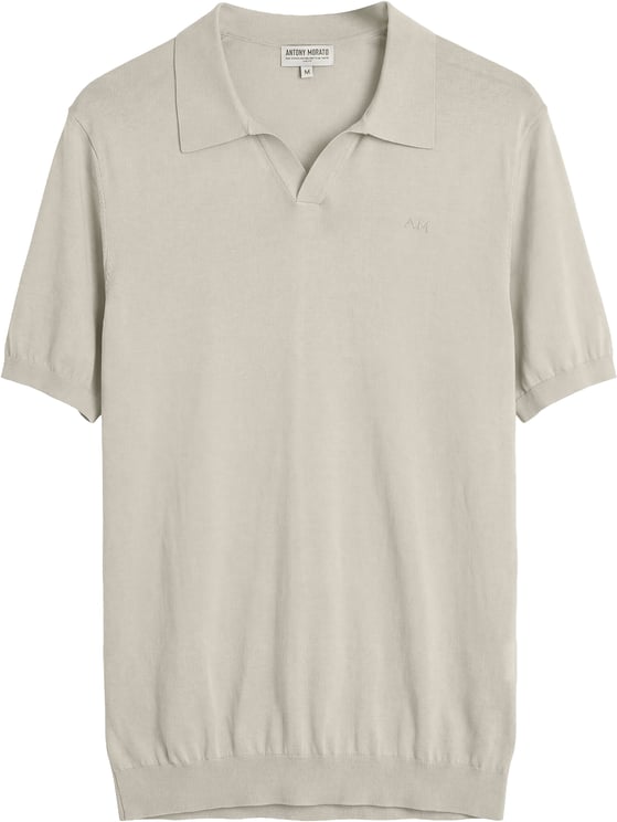 Antony Morato SWEATER POLO WIHTOUT BUTTON SHORT SLEEVES SLIM FIT SOFT FINE YARN
