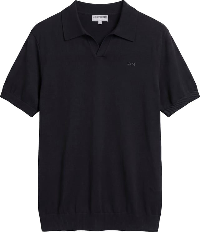 Antony Morato SWEATER POLO WIHTOUT BUTTON SHORT SLEEVES SLIM FIT SOFT FINE YARN