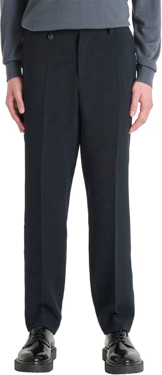 Antony Morato TROUSERS CORA REGULAR STRAIGHT FIT IN CRINKLE POLYESTER FABRIC TECHNO HANDFEEL