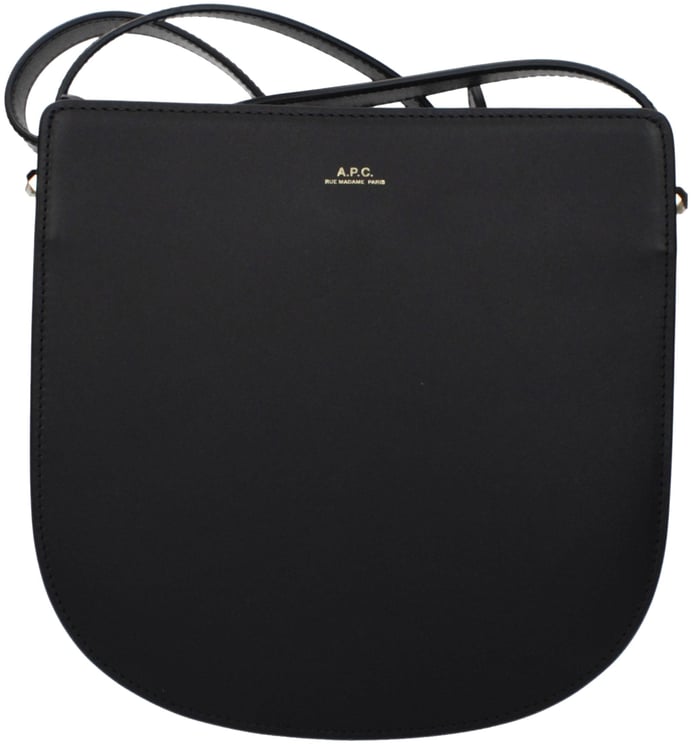 A.P.C. A.P.C. Black Leather Crossbody Bag