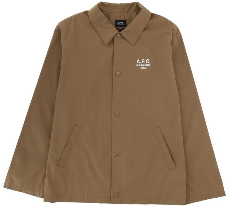 A.P.C. JACKET WITH EMBROIDERED LOGO