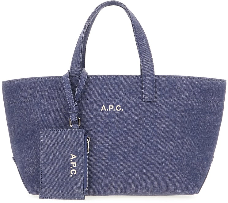 A.P.C. A.p.c. Denim Le Drummer handbag