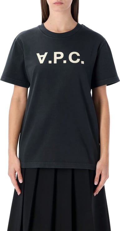 A.P.C. Tshirt Standard Grand Vpc Noir Blanc