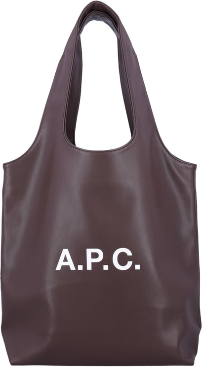 A.P.C. Tote Ninon Small Dark Brown