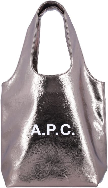 A.P.C. Tote Ninon Small Dark Silver