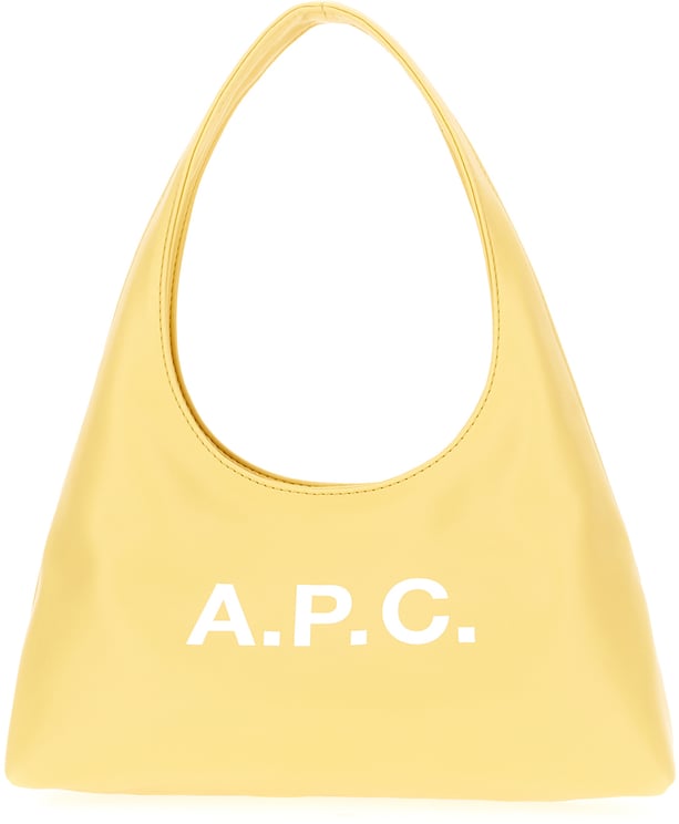 A.P.C. A.p.c. Yellow synthetic leather small Ninon shoulder bag