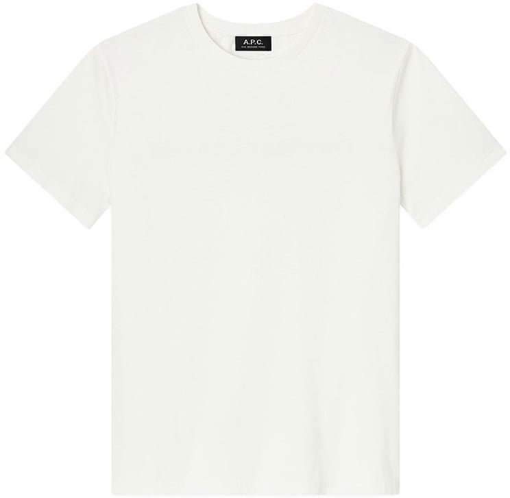A.P.C. t shirt a p c printemps26 blanc