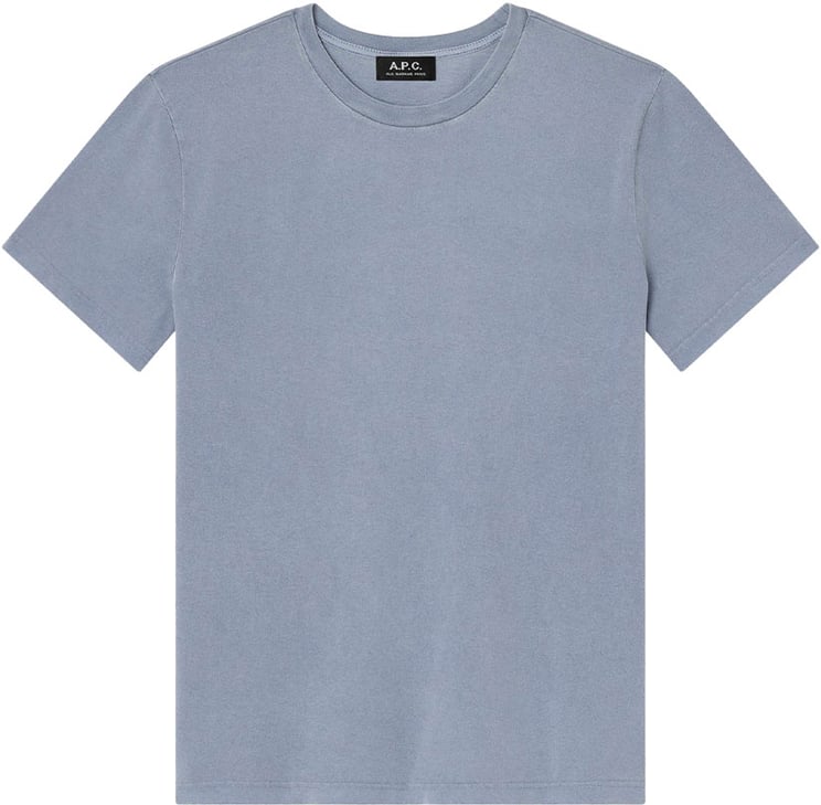 A.P.C. t shirt manche courte apc printemps26 bleu