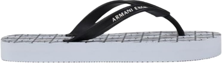 Armani Exchange Armani Exchange White Rubber Flip-Flop Sandals