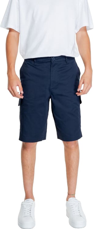 Armani Exchange Armani Exchange Blue Cotton Bermuda Shorts