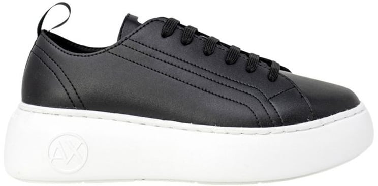Armani Exchange Armani Exchange Black Artificial Leather Low Top Sneakers