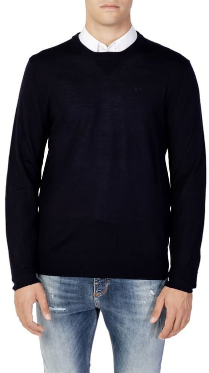Armani Exchange Armani Exchange Blue Wool Sweatshirt